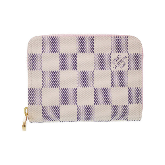 Louis Vuitton Zippy Case Damier White Azur - Picture 1 of 5